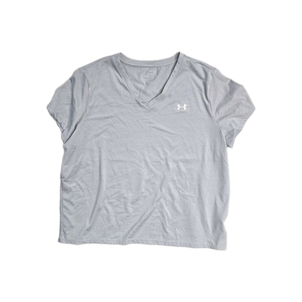 Under Armour Women's Tshirt Loose Gray 1X Athletic
